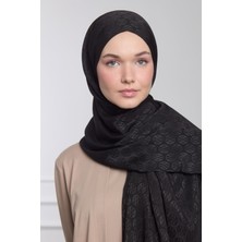 Maq Design Shine Silky Jakarlı Şal