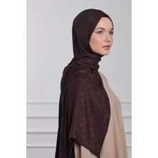 Maq Design Shine Silky Jakarlı Şal