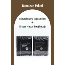 Kozoliv Soğuk Sıkım Natürel Sızma Zeytinyağı 2 Lt + Erken Hasat Soğuk Sıkım Zeytinyağı 2 Lt
