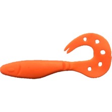 Özbience Turuncu 9cm Orak Ay Kuyruk Silikon Sahte Ürün, Eğlenceli ve Renkli Tasarım