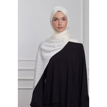 Maq Design Shine Silky Jakarlı Şal