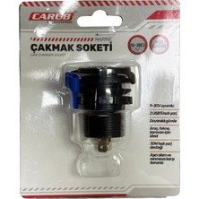 İzipec Oto 2 Type C - 2 USB Yuvası Soketi Araç Tekne Karavan Için 9-30W Uyumlu Hızlı Şarj Su Geçirmez (BR170 08 17)