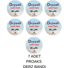 Proaks Alçıpan Derz Bandı 8 cm x 90 Metre 7 Adet
