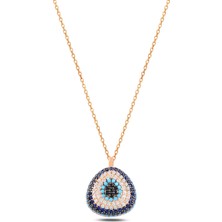 Çekirdek Jewelry Şans ve Koruma Temalı Nazar Boncuğu Kolye | Günlük & Özel Gün Tak