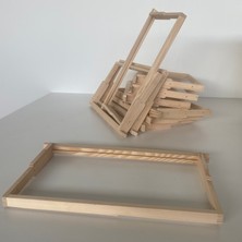 Marangozgiller Fırınlanmış Göknar Ağacından 10 Lu Premium Kalite 3 Telli Bal Çıtası