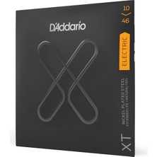 Hepta Collection D'addario XTE1046, Xt Elektro Gitar Strings Nikel Kaplama Çelik, Düzenli Işık, 10-46