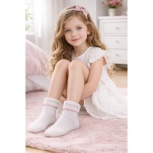 Gigi Giyim Taşlı Kıvrık Soket Kız Çocuk Çorap