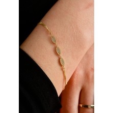 FAZ Kuyumculuk Spark Oval Altın Bileklik