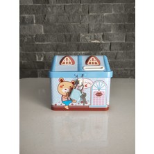 Ksmart Kumbara Metal Kilitli Ev Şeklinde