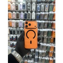 Bilişim Akademi iPhone 17 Pro Max Sert Kılıf Sararmaz Magsafe Slim Pc Mika Yanları Renkli Plastik Ince - Siyah