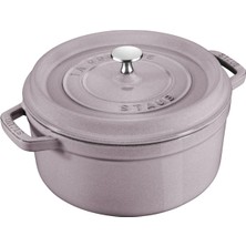 Hepta Collection Staub Döküm Tencere, 24 cm Kiraz Çiçeği