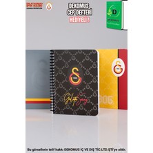 "dekomus Cep Defteri Hediyeli" Yeni Sezon Lisanslı Galatasaray Sert Kapak Bloknot