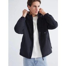 LC Waikiki Siyah Standart Kalıp Erkek Yağmurluk  (S6)