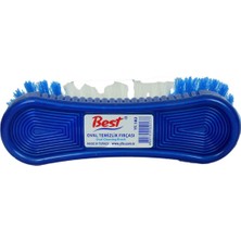 Hepta Collection Best Oval Temizlik Fırçası Plastik Halı Fırça Karışık Renk 17 cm