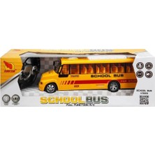 Guven 01989 Uzaktan Kumandalı Işıklı Okul Otobüsü 32,5 Cm. 5569854