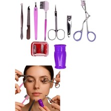 Hepta Collection Mta Hıgh-Tech 11 Parça Kaş, Kirpik ve Yüz Bakım Seti – Cımbız, Tırnak Makası, Kirpik Kıvırıcı, Kaş F