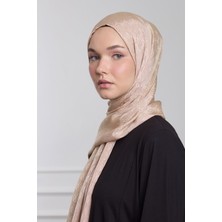 Maq Design Shine Silky Jakarlı Şal
