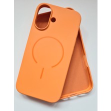 Pirok Store iPhone 16 Magsafe ile Uyumlu Yumuşak Soft Mükemmel Manyetik Esnek Lansman Silikon Kılıf