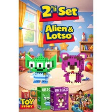 Arvela Oyuncak Hikayesi Uzaylı&ayı 2'li Set Bricks