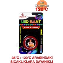 Bumy LED Montaj Bandı 10MM x 5mt, Şeffaf