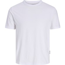 Jack & Jones Erkek Slim Fit Bisiklet Yaka Tisört - Mineral