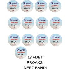 Proaks Alçıpan Derz Bandı 8 cm x 90 Metre 13 Adet