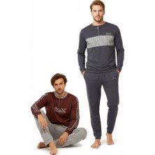 Bonbon Erkek Pamuklu Bohçalık Ve Çeyizlik 2 Adet 2'li Pijama Takımı BB2226