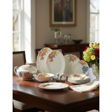 Mikasa Moor Golden Petal 56 Parça Yemek Takımı