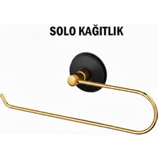 Tesitay Solo Havluluk Siyah Gold Renk