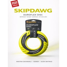 GiGwi Skipdawg Duroflex Flugn Disc: Profesyonel Uçan Frizbi Köpek Oyuncağı
