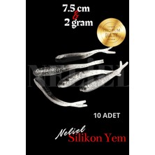 Özbience 7,5cm Silikon Balık Yemi, Canlı Görüntüsü ve Dayanıklı Tasarımı