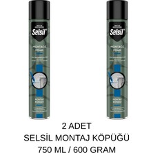 Selsil Montaj Köpüğü 750 ml / 600 Gram 2 Adet
