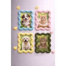 4'lü Set Mini Çerçeve Buzdolabı Magneti