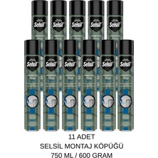 Selsil Montaj Köpüğü 750 ml / 600 Gram 11 Adet