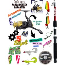 Özbience En Uygun At Çek Turna Perch Kefal Levrek Olta Takımı Seti