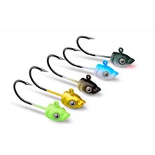 Özbience 5 Adet Renkli Jig Head Set, 7g, Her Renkten 1 Adet, Balıkçılık Takımı