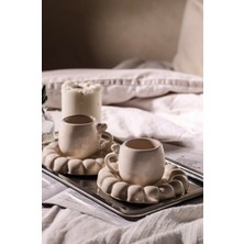 Lalezen Home Papatya Model 2li Fincan Takımı - Kahve Sunum Takımı