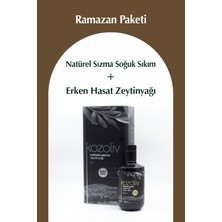 Kozoliv Soğuk Sıkım Natürel Sızma Zeytinyağı 5 Lt + Erken Hasat Soğuk Sıkım Zeytinyağı 500 ml