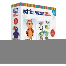 Kayem Kay CA.5028 Ca Games Eğitici Puzzle Neşeli Hayvanlar 658474