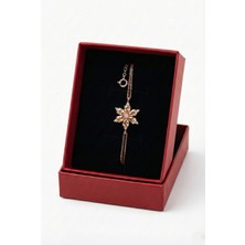 Çekirdek Jewelry 925 Ayar Gümüş Lotus Çiçeği Bileklik