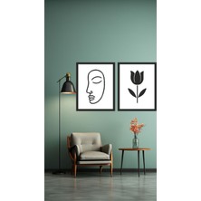 Melbay Lazer Duvar Dekorasyon Ürünleri Yüz ve Lale Dekoru