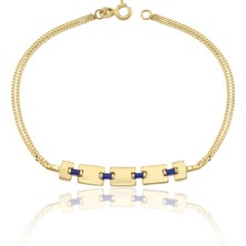 FAZ Kuyumculuk Blue Stack Altın Bileklik