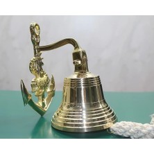 Najmaddin Pirinç Duvara Asmalı Çapalı Çan