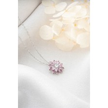 Çekirdek Jewelry 925 Ayar Gümüş Lotus Kolye