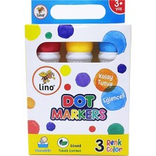 Line Lino Dot Markers 3'lü Yıkanabilir Güvenli