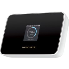 Mercusys MT115 | 4g Lte Mobil Wi-Fi 6 Taşınabilir Modem | 150 Mbps 4g Hızı | 2400 Mah Pil ile 10 Saat Kullanım | Bilgi Ekranlı | 10 Cihaz Desteği | Sım Girişli Cep Wi-Fi | Mercusys App Kontrol