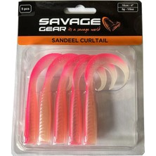Özbience Renkli 7cm Sandeel Curltail Silikon Balık Yemleri 6'lı Paket
