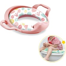 Line  mega Klozet Adaptörü 064 Soft Pembe Güvenli