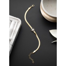 Aktemur Silver 925 Ayar Gümüş Çağla Şikel - Serenay Bileklik