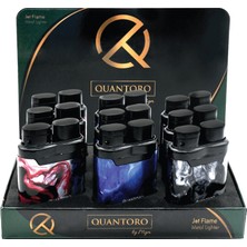 Quantoro MGM04-21 Marble Jet Çakmak 9'lu Stant